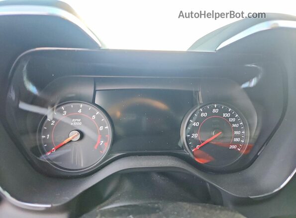 1G1FE1R76L0105933 2020 CHEVROLET CAMARO Черный Вид щитка приборов