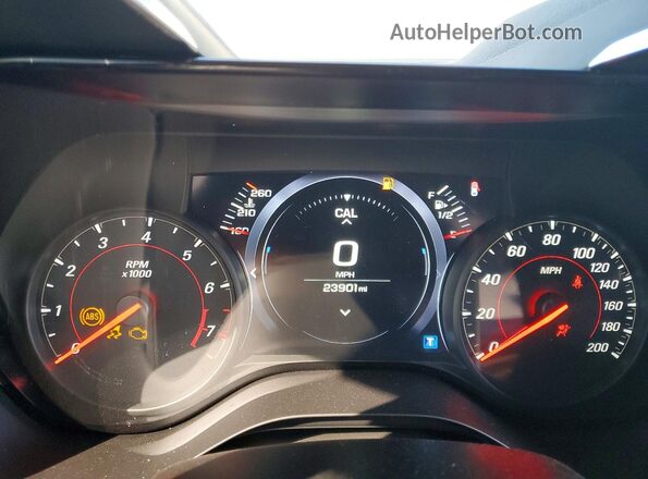 1G1FE1R77M0104128 2021 CHEVROLET CAMARO Gray ხელსაწყოთა პანელის ხედი