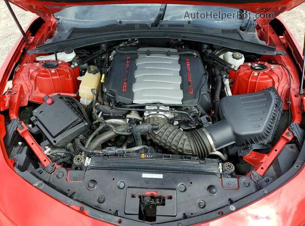 1G1FF1R79P0128187 2023 CHEVROLET CAMARO Красный Вид задней части салона
