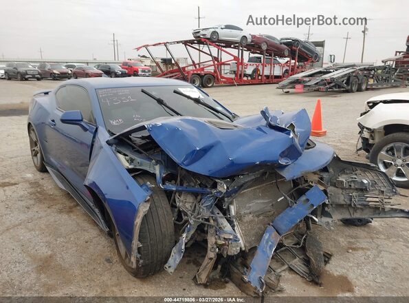 1G1FH1R75K0134331 2019 CHEVROLET CAMARO Dark Blue Przód prawy