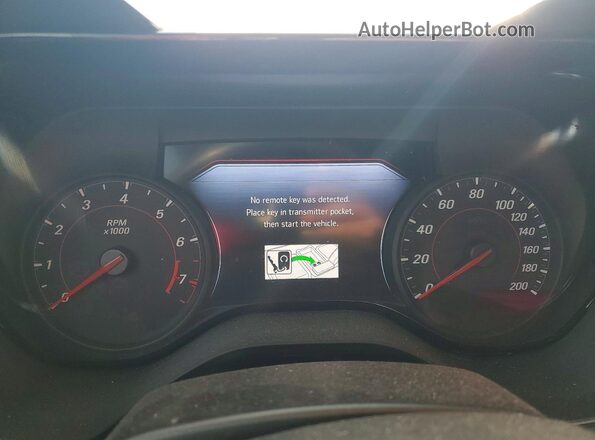 1G1FH3D73P0108269 2023 CHEVROLET CAMARO Угольный Вид щитка приборов