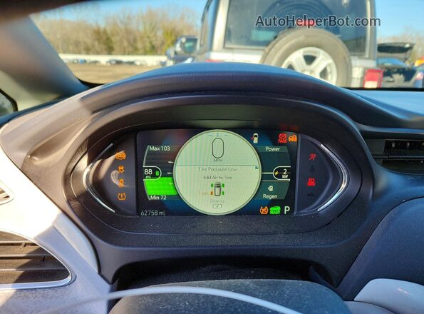 1G1FW6S07H4167378 2017 CHEVROLET BOLT Черный Вид щитка приборов