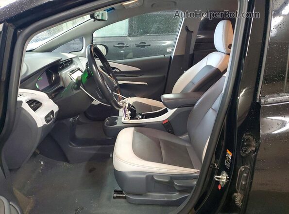 1G1FZ6S06K4116288 2019 CHEVROLET BOLT Черный Вид салона спереди