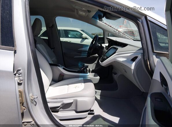 1G1FZ6S0XK4137211 2019 CHEVROLET BOLT Серебряный Вид салона спереди