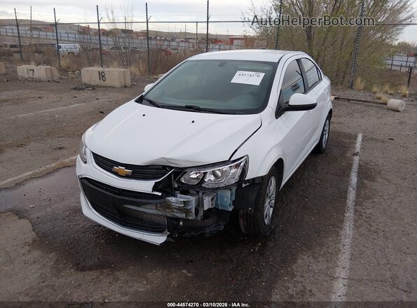 1G1JB5SB6L4143227 2020 CHEVROLET SONIC White Widok z przodu