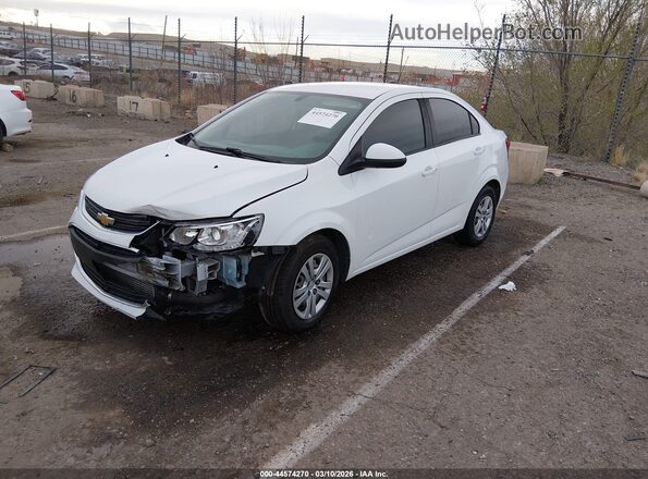 1G1JB5SB6L4143227 2020 CHEVROLET SONIC White Przód lewy