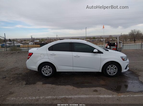 1G1JB5SB6L4143227 2020 CHEVROLET SONIC White Widok wnętrza z tyłu