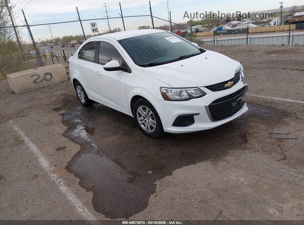 1G1JB5SB6L4143227 2020 CHEVROLET SONIC White Przód prawy