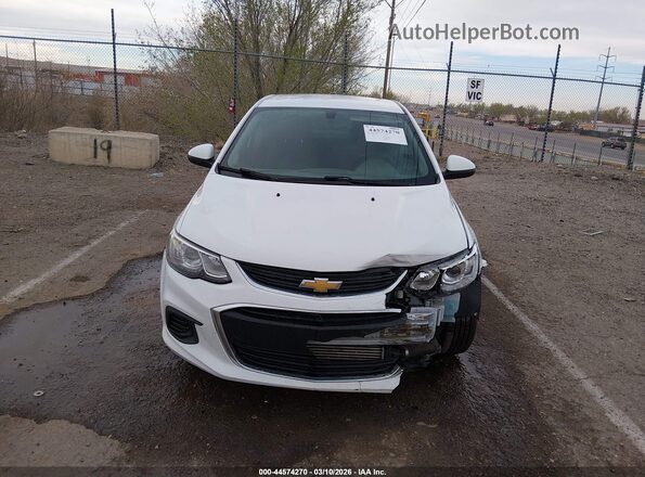 1G1JB5SB6L4143227 2020 CHEVROLET SONIC White Widok zestawu wskaźników