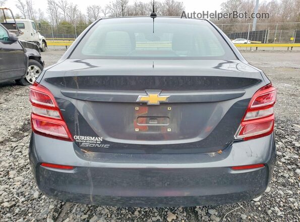 1G1JB5SB7K4147379 2019 CHEVROLET SONIC Серый Вид сзади