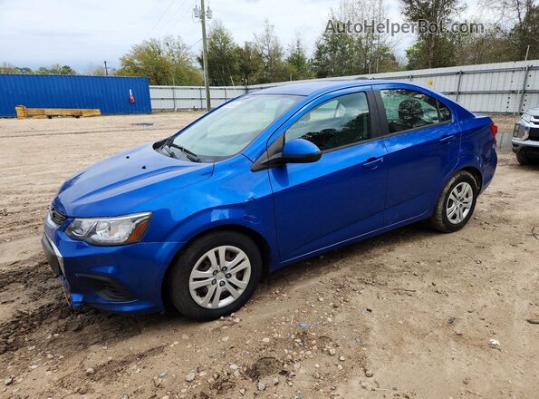 1G1JB5SBXK4135064 2019 CHEVROLET SONIC Blue Przód lewy