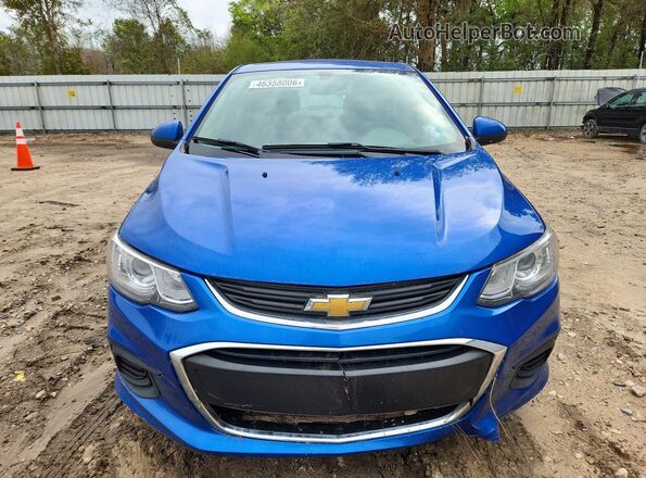1G1JB5SBXK4135064 2019 CHEVROLET SONIC Blue Widok z przodu