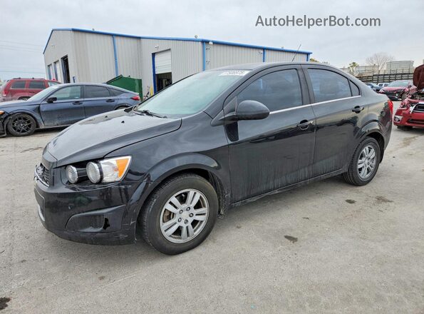 1G1JC5SH4G4154248 2016 CHEVROLET SONIC Черный Передняя левая четверть