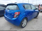 2016 Chevrolet Sonic Lt Auto Синий vin: 1G1JC6SB3G4146918