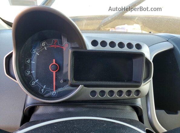 1G1JC6SH1G4134903 2016 CHEVROLET SONIC Серебряный Вид щитка приборов