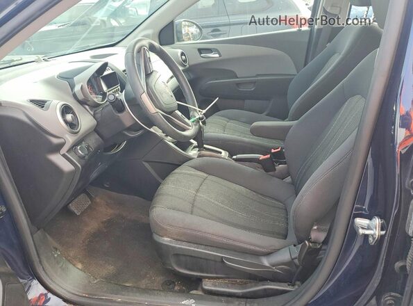 1G1JC6SH2G4119696 2016 CHEVROLET SONIC Синий Вид салона спереди