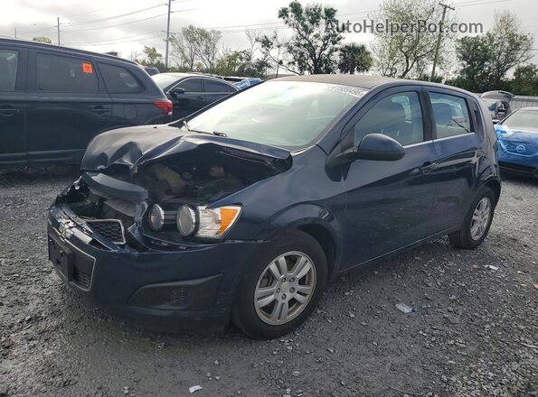 1G1JC6SH2G4119696 2016 CHEVROLET SONIC Синий Передняя левая четверть