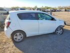 2016 Chevrolet Sonic Lt Белый vin: 1G1JC6SH6G4119295