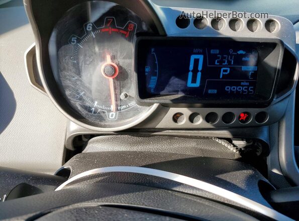 1G1JC6SH6G4119295 2016 CHEVROLET SONIC Белый Вид щитка приборов