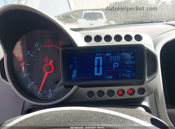 1G1JC6SH7G4155139 2016 CHEVROLET SONIC Серебряный Вид задних сидений