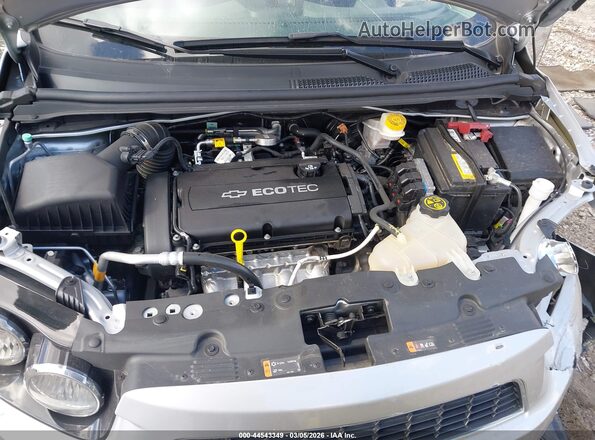 1G1JC6SH7G4155139 2016 CHEVROLET SONIC Серебряный Вид сзади
