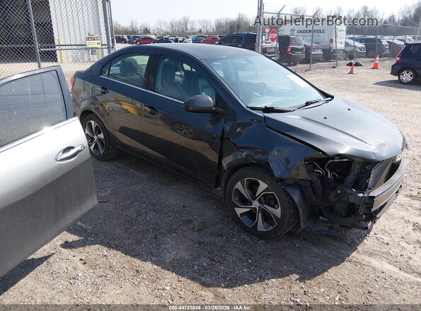1G1JF5SB3H4112593 2017 CHEVROLET SONIC Серый Передняя правая четверть