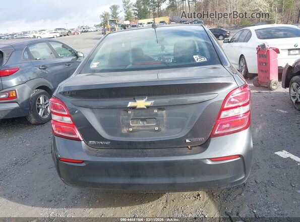 1G1JF5SB4K4124596 2019 CHEVROLET SONIC Gray 