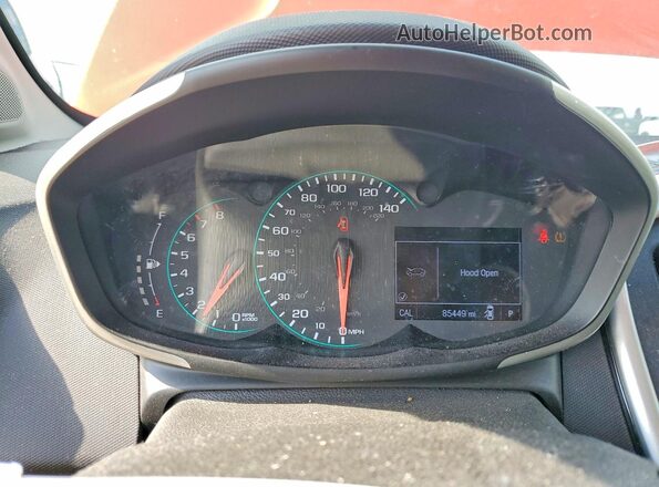 1G1JF6SB5L4101724 2020 CHEVROLET SONIC Оранжевый Вид щитка приборов