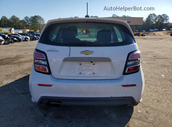 1G1JG6SB5K4142723 2019 CHEVROLET SONIC Белый Вид сзади