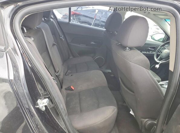 1G1PE5SB9G7216161 2016 CHEVROLET CRUZE Black Vista de los asientos traseros