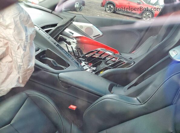 1G1Y72D40L5113986 2020 CHEVROLET CORVETTE Красный Вид панели приборов