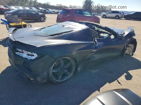 1G1Y72D49L5116966 2020 CHEVROLET CORVETTE Черный Задняя правая четверть