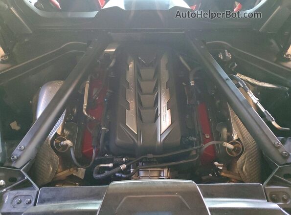 1G1YA2D43P5135066 2023 CHEVROLET CORVETTE Black Вид задньої частини салону