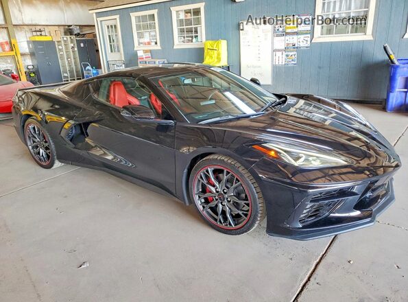 1G1YA2D43P5135066 2023 CHEVROLET CORVETTE Black Передня права чверть