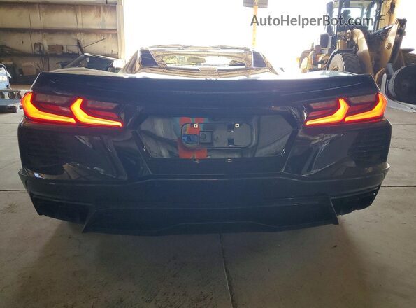1G1YA2D43P5135066 2023 CHEVROLET CORVETTE Black Вид ззаду