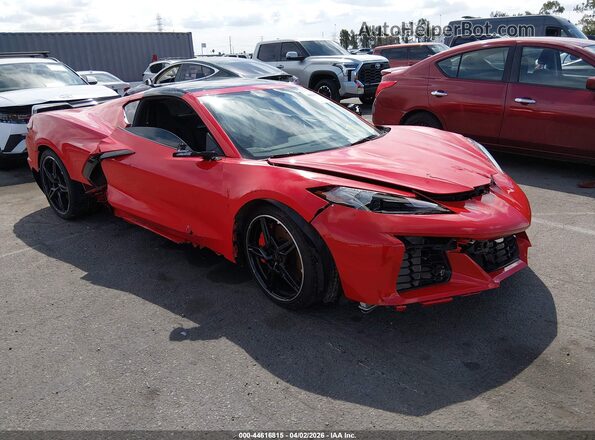 1G1YA2D43P5139909 2023 CHEVROLET CORVETTE Красный Передняя правая четверть