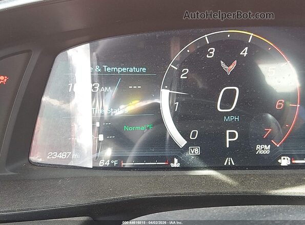1G1YA2D43P5139909 2023 CHEVROLET CORVETTE Красный Вид задних сидений