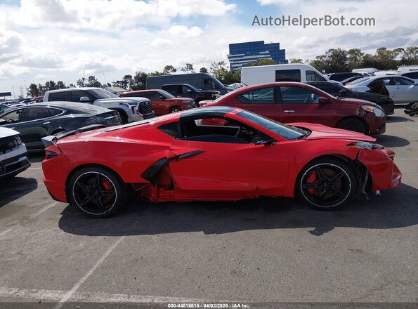 1G1YA2D43P5139909 2023 CHEVROLET CORVETTE Красный Вид задней части салона
