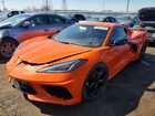2021 Chevrolet Corvette Stingray 1lt Orange vin: 1G1YA2D45M5114215