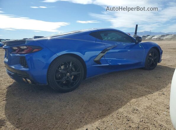 1G1YA2D46M5117477 2021 CHEVROLET CORVETTE Blue Հետևի աջ