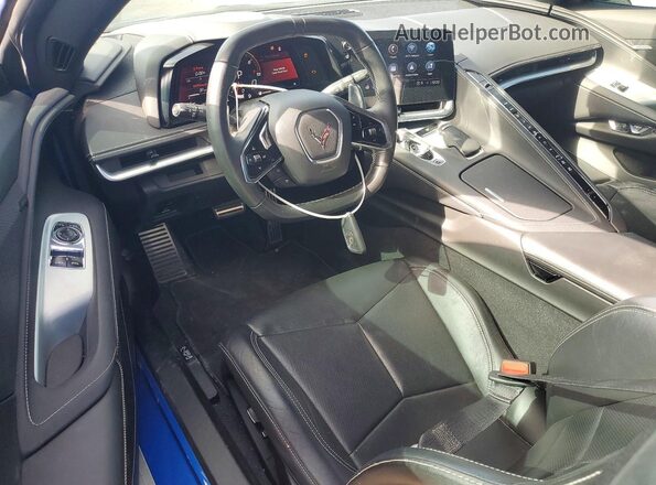 1G1YA2D46M5117477 2021 CHEVROLET CORVETTE Blue Առջևի վահանակի տեսք