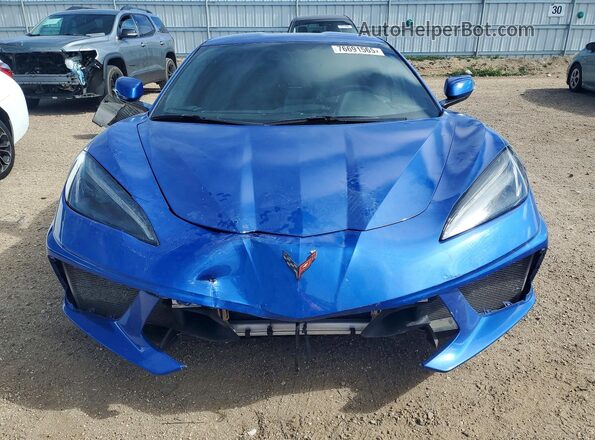 1G1YA2D46M5117477 2021 CHEVROLET CORVETTE Blue Դիմացի տեսք