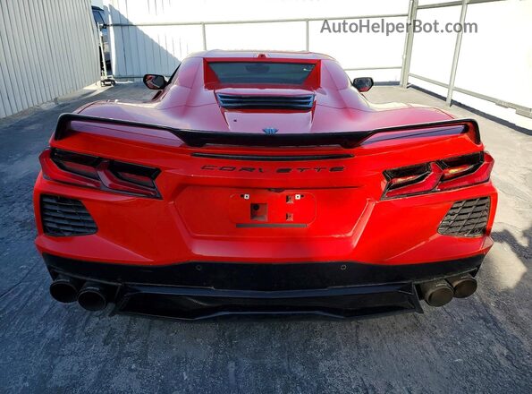 1G1YA3D40N5121208 2022 CHEVROLET CORVETTE Red უკანა ხედი