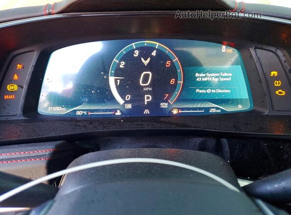 1G1YA3D40N5121208 2022 CHEVROLET CORVETTE Red ხელსაწყოთა პანელის ხედი