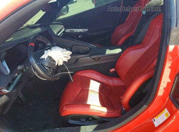 1G1YA3D40N5121208 2022 CHEVROLET CORVETTE Red წინა სალონის ხედი