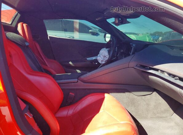 1G1YA3D40N5121208 2022 CHEVROLET CORVETTE Red უკანა სავარძლების ხედი