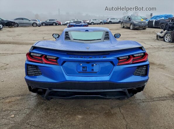 1G1YB2D48P5124965 2023 CHEVROLET CORVETTE Синий Вид сзади