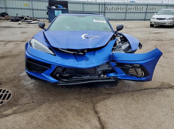 1G1YB2D48P5124965 2023 CHEVROLET CORVETTE Синий Вид спереди