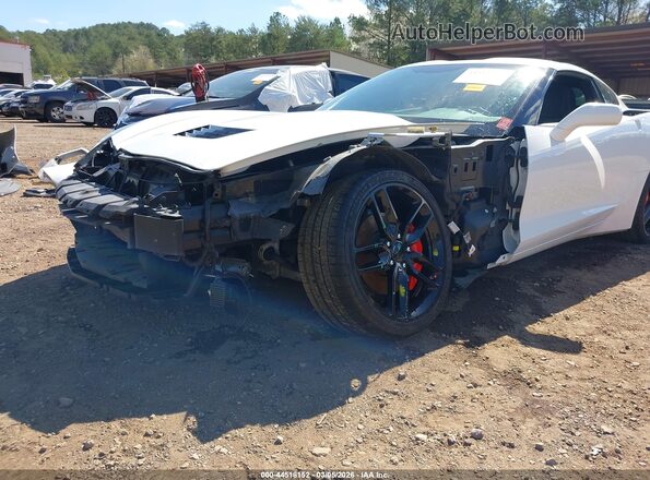 1G1YB2D74K5117644 2019 CHEVROLET CORVETTE Белый Вид спереди