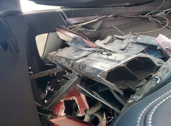 1G1YB2D75G5108975 2016 CHEVROLET CORVETTE Бордовый Вид задних сидений